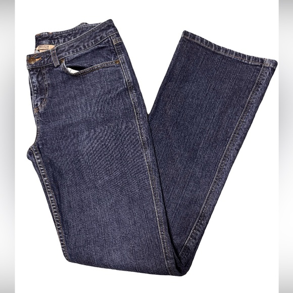 Duluth Trading Co Boot Cut Jeans size 8 x 33 - Picture 1 of 5